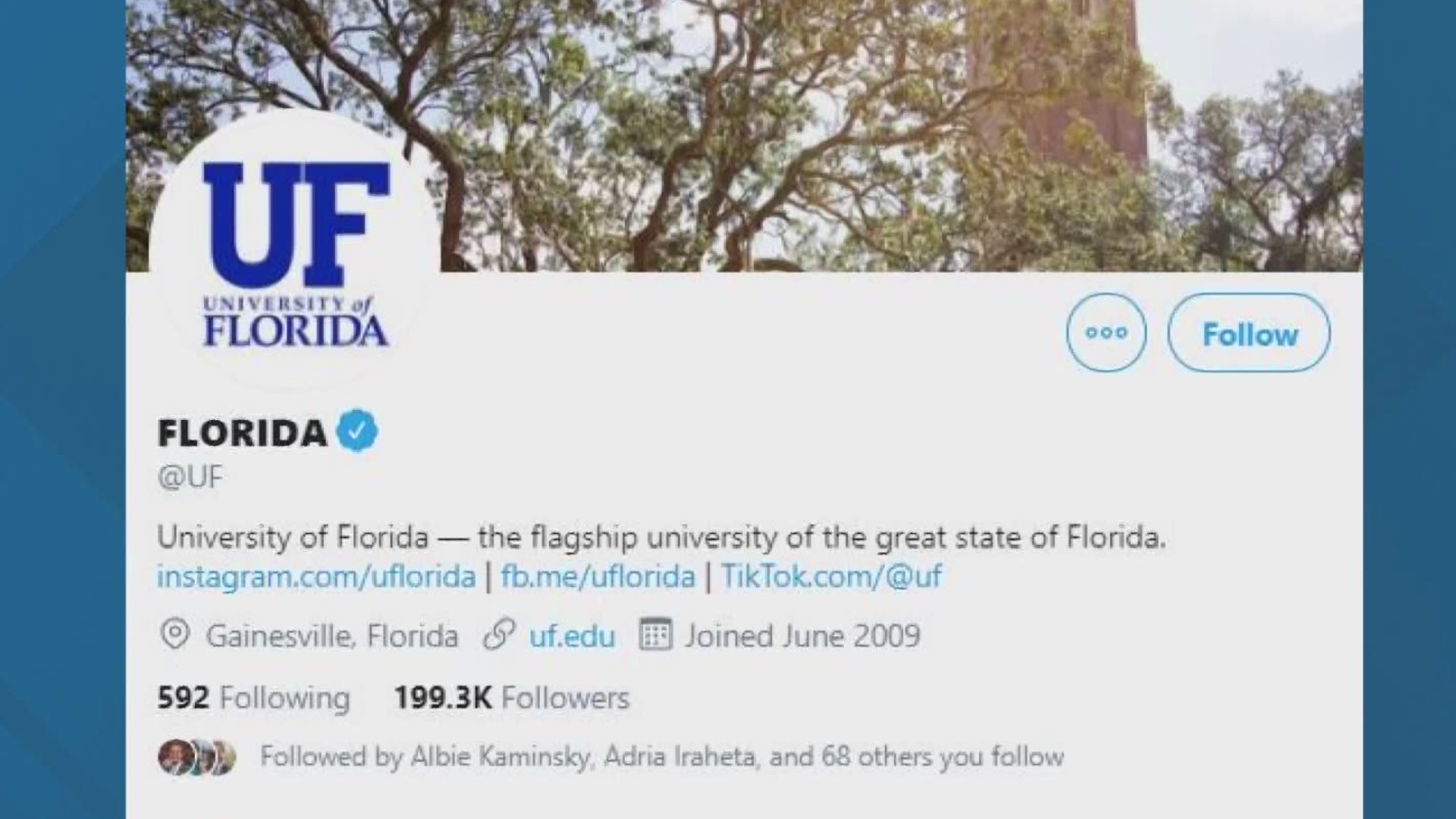 UF is reviewing other racist social media posts of current and potential students as well.