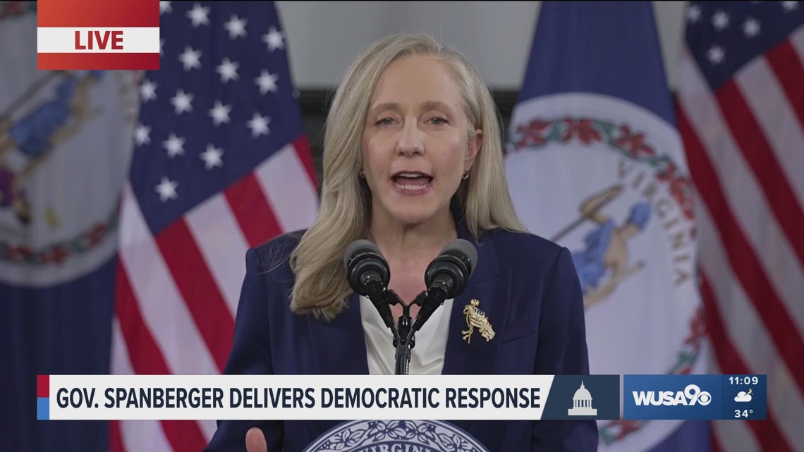 'We didn't hear the truth': Virginia Gov. Spanberger gives Dems response to State of the Union