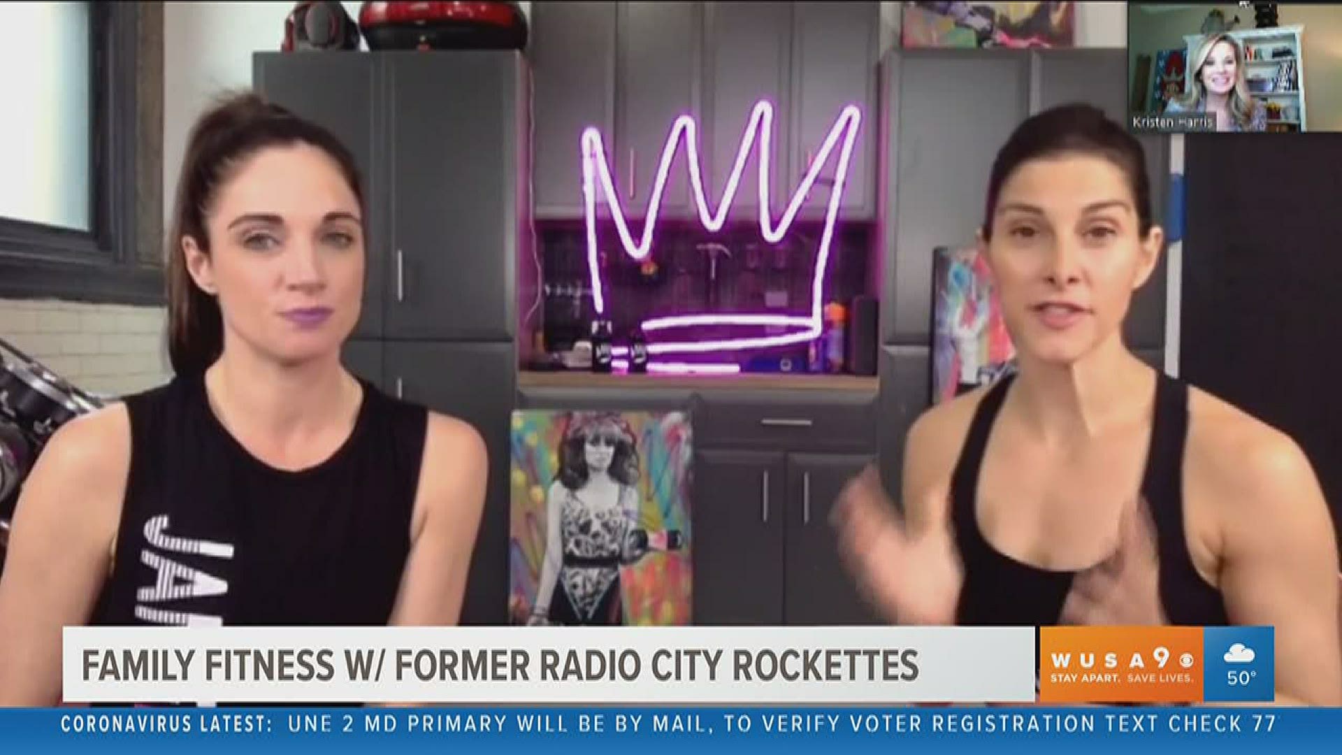 Danielle Deangelo and Jacey Lambros are two former Radio City Rockettes who have started a virtual family fitness program.