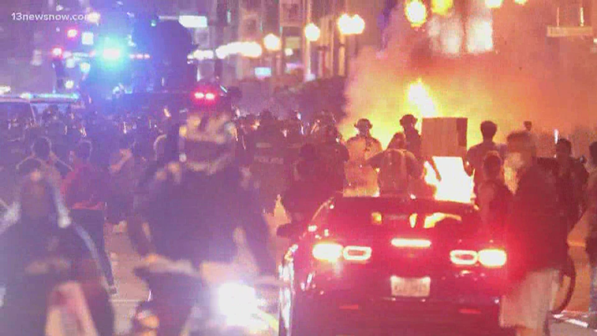 Virginia Beach Police say that beginning Monday night, members of the National Guard will be out to assist officers.