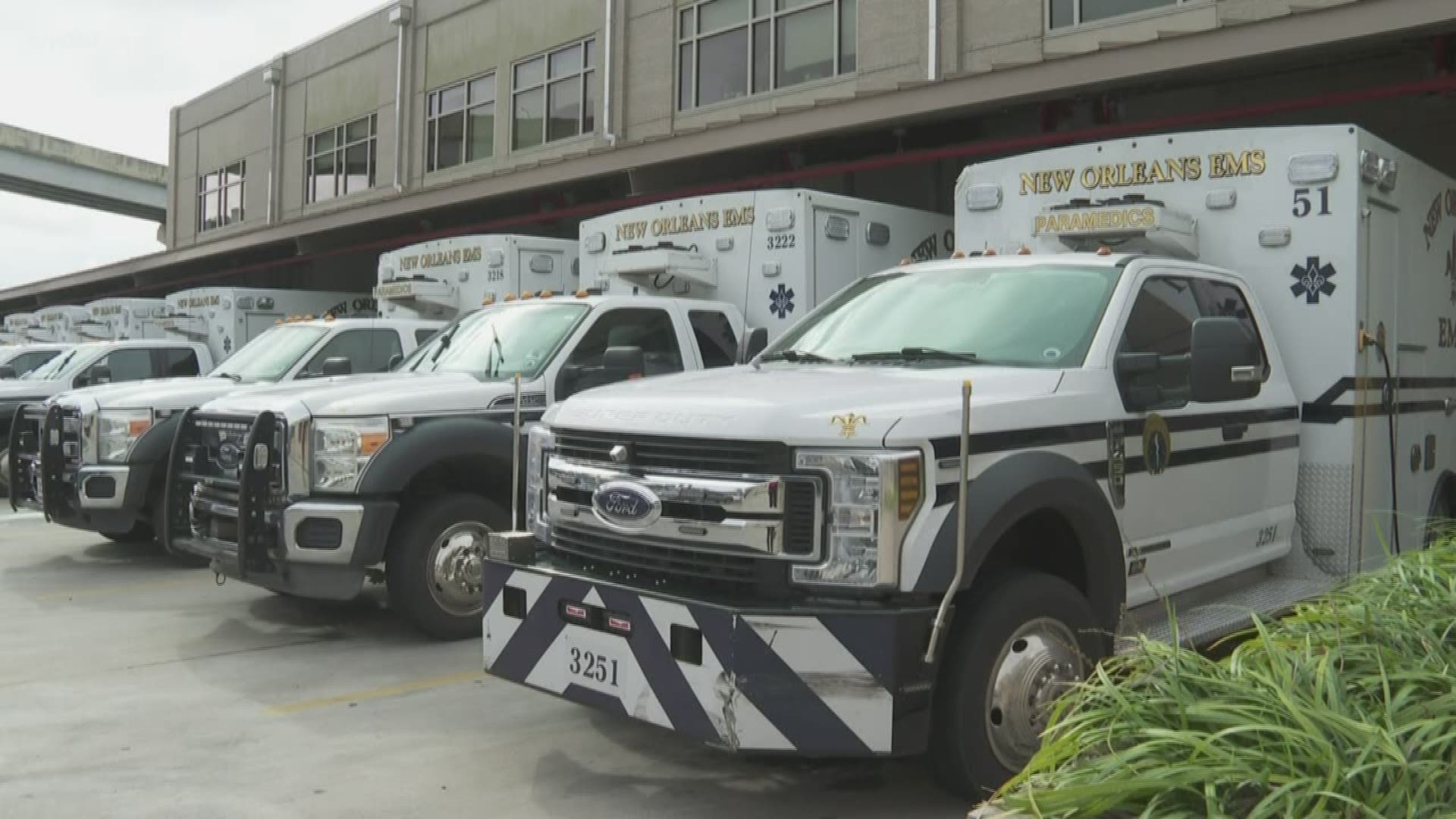 New Orleans receiving ambulances from state as more EMS personnel