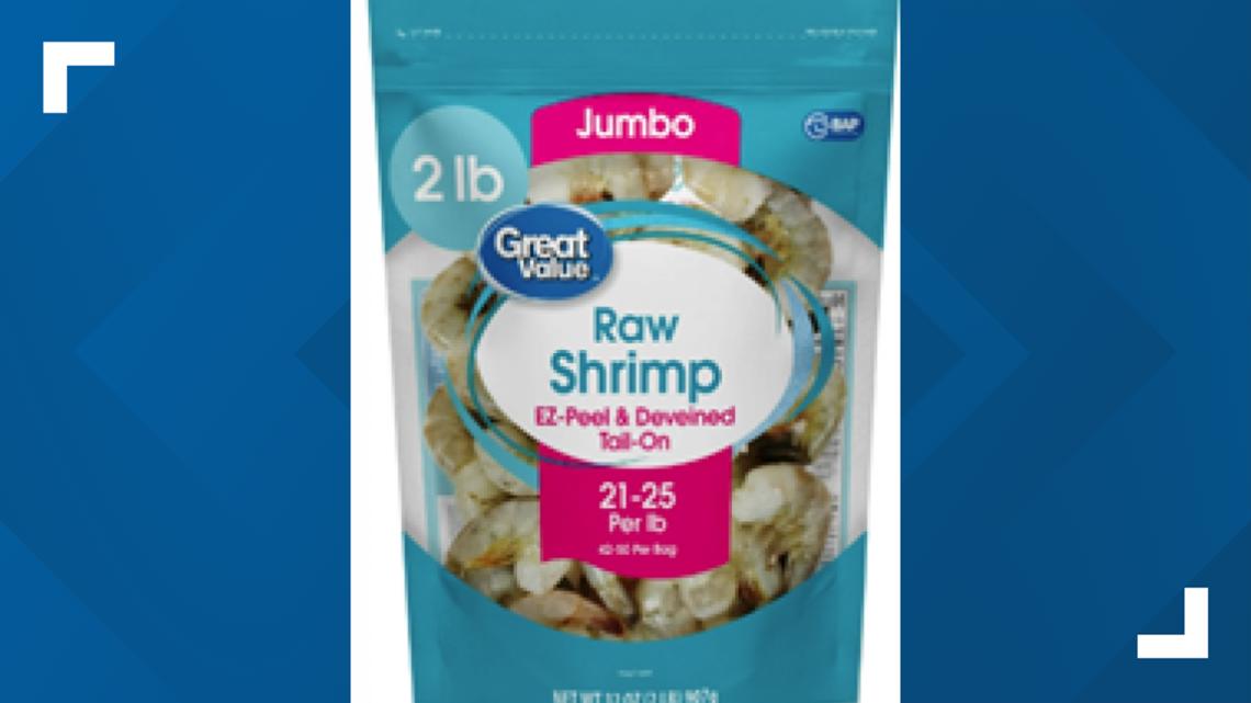 Company initiates recall of frozen shrimp sold in Walmarts for possible radioactive contamination