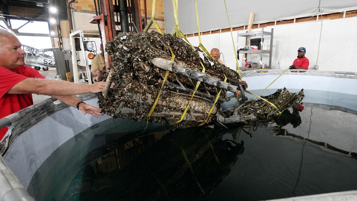 Wreckage from Tuskegee airman's plane recovered from Lake Huron - Vimarsana News