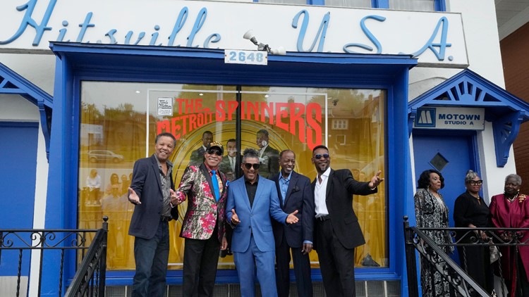 Famed R&B group The Spinners donate performance outfits to Motown Museum in Detroit