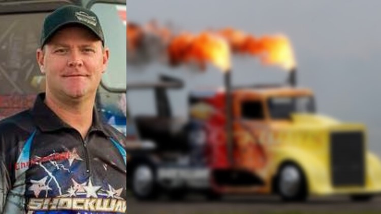 Man dies in truck explosion at Michigan air show